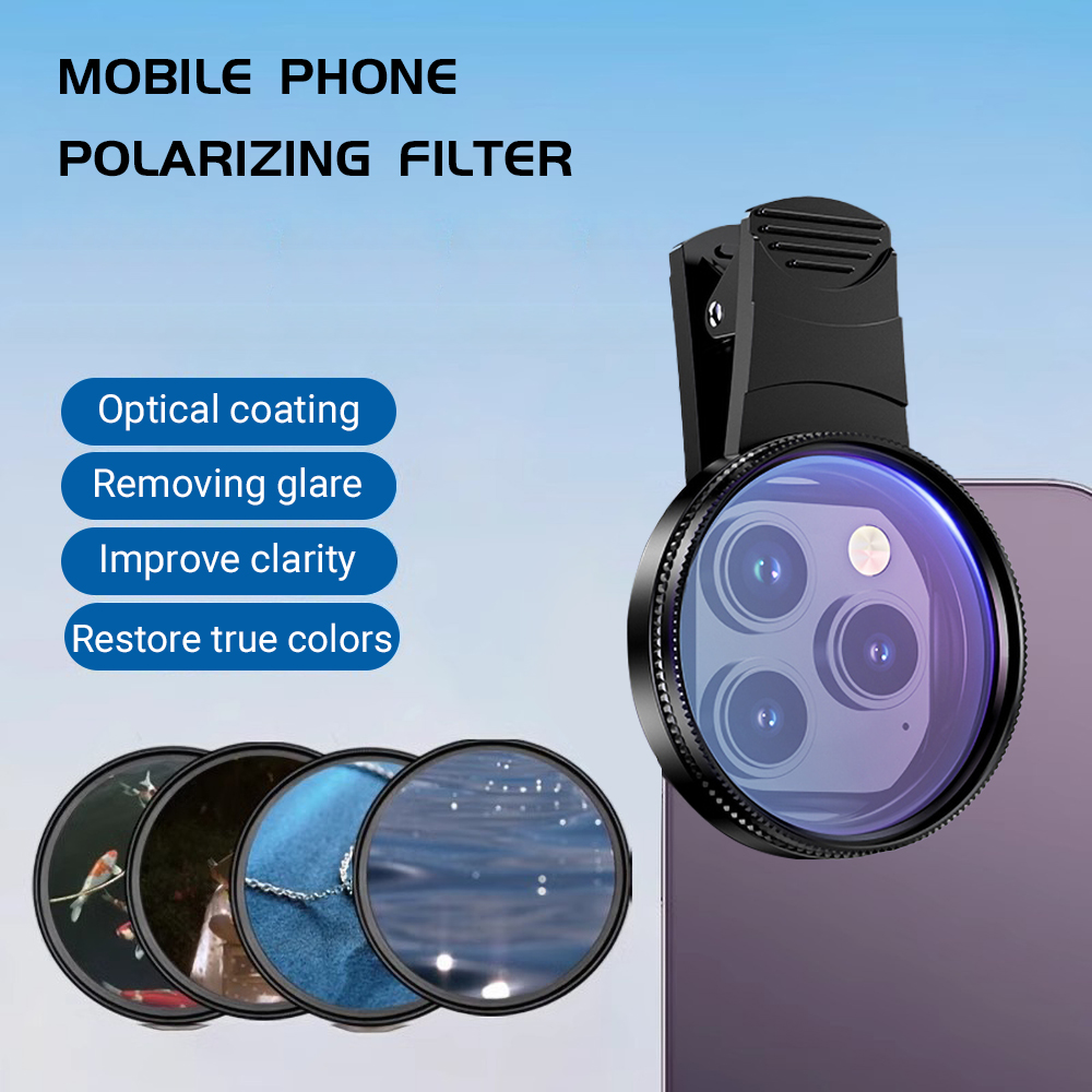 Phone Accessories Android - 52MM Mobile Phone Lens Universal Polarizer