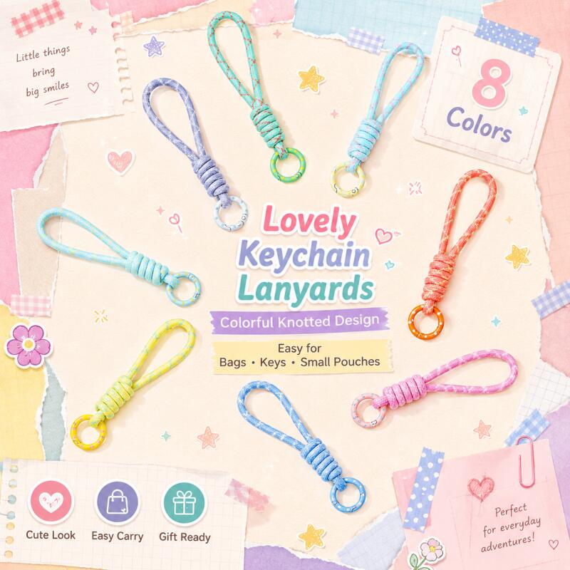 Phone Accessories Android - 2~5pcs Colorful Braided Keychain Mobile Phone