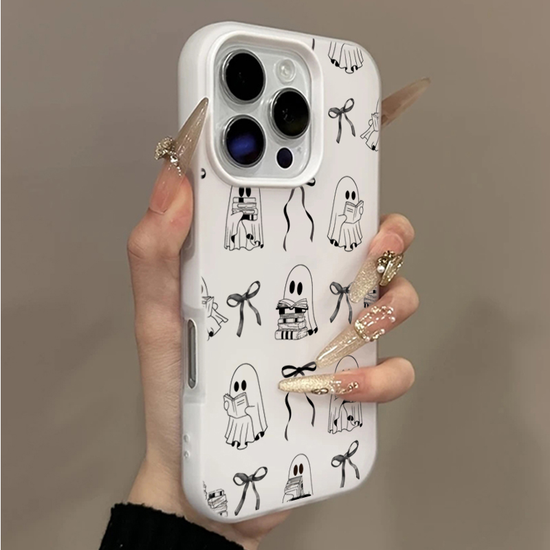 Phone Accessories To Sell - Cute Halloween Book Ghost Bow Phone