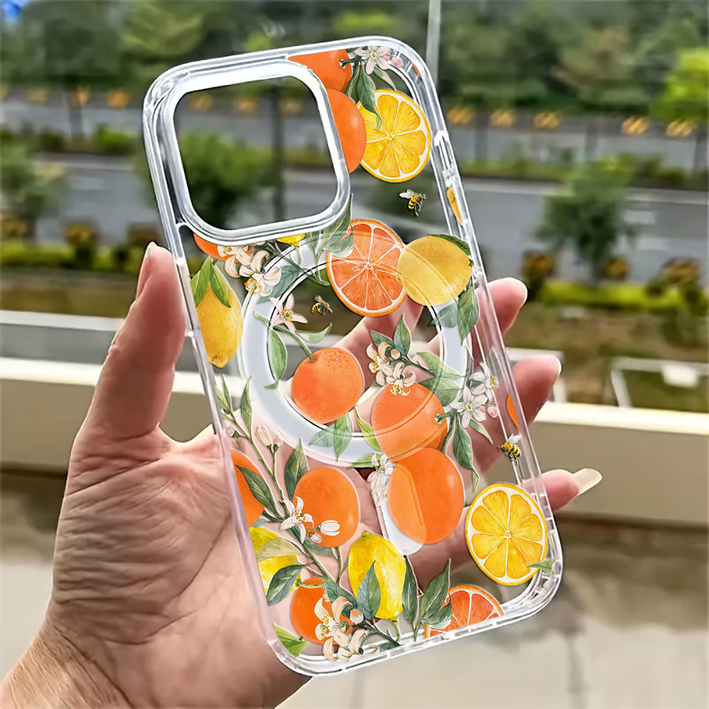 Phone Accessories Magnetic - Summer Lemon Phone Case for iPhone