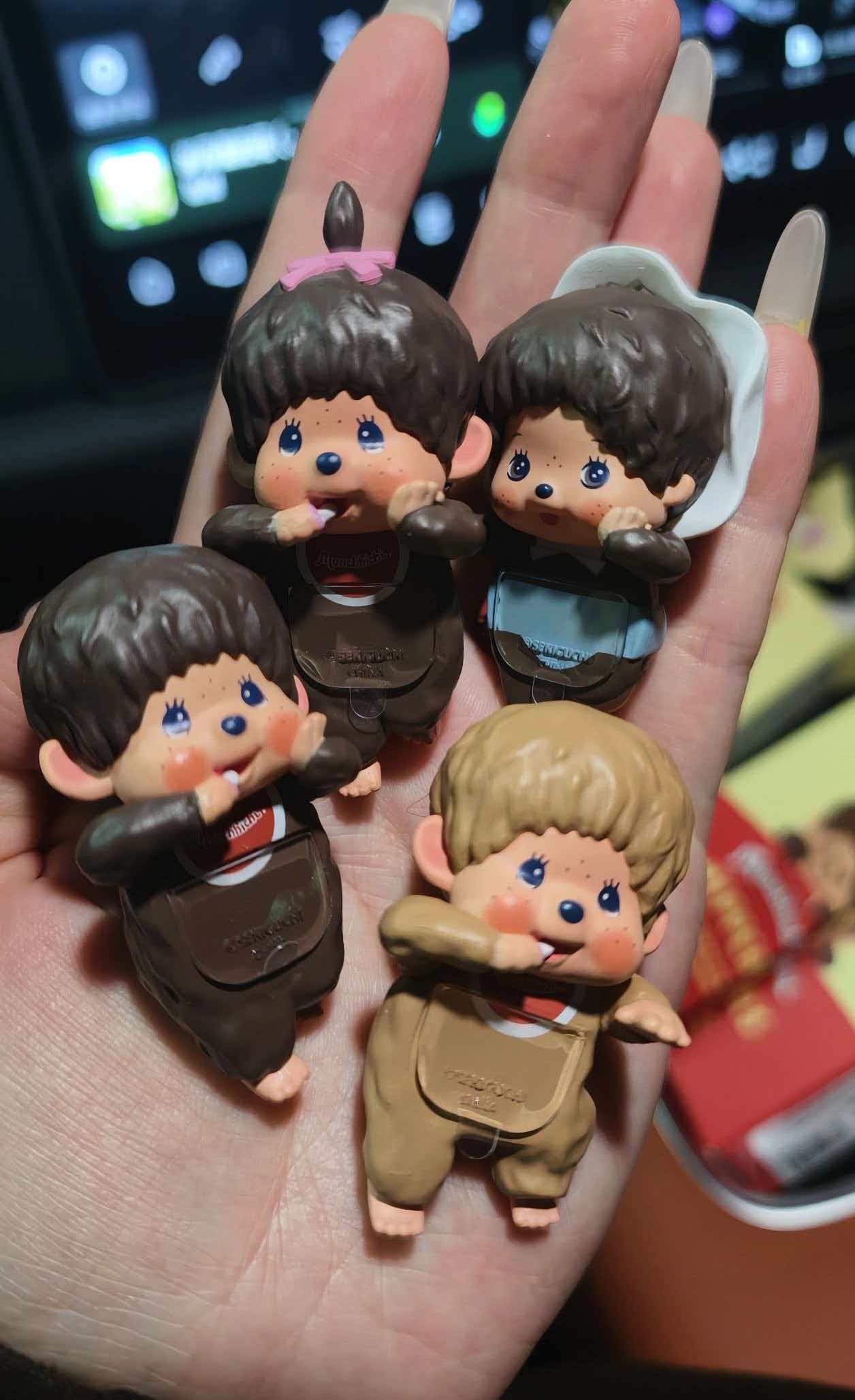 Phone Accessories Toys - Anime Figure Mengqiqi Lying Posture Blind