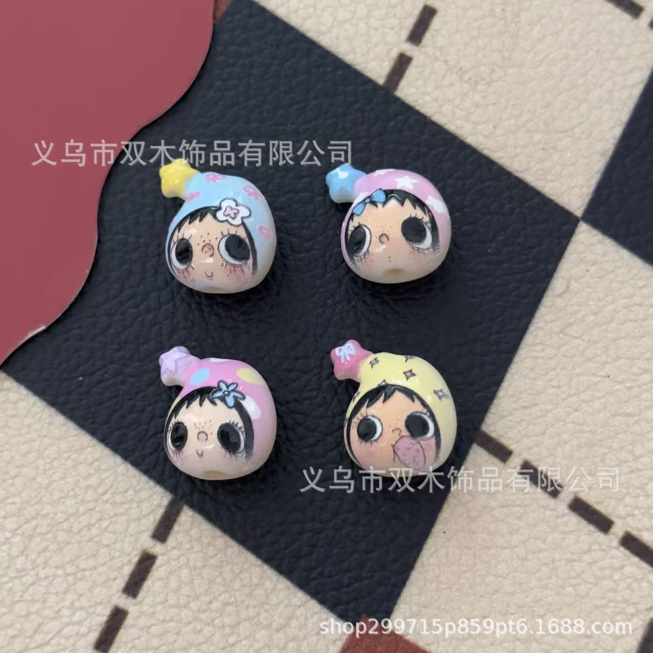 10pcs printed relief star hat  - огляд і ціна Phone Accessories Chain