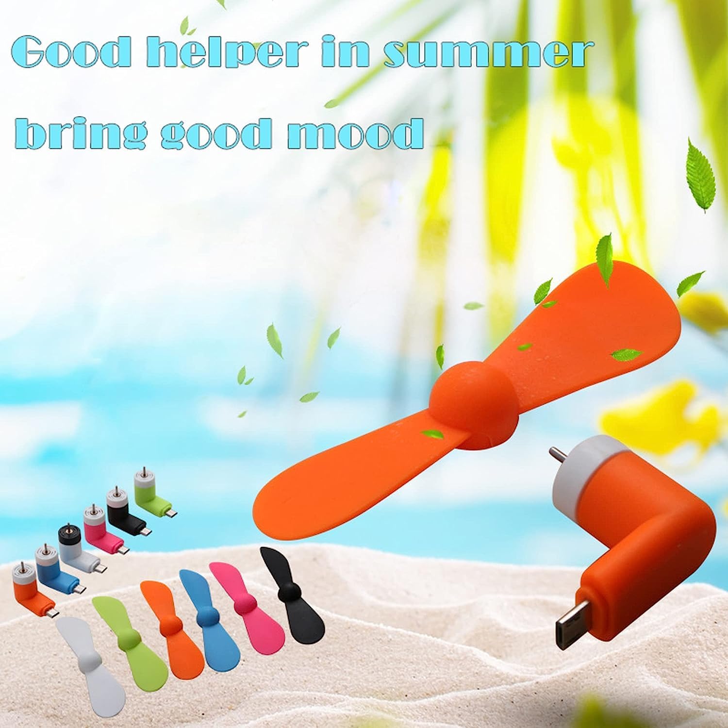 4/2/1Pcs Type-C Mini Portable  - огляд і ціна Phone Cooling Fan