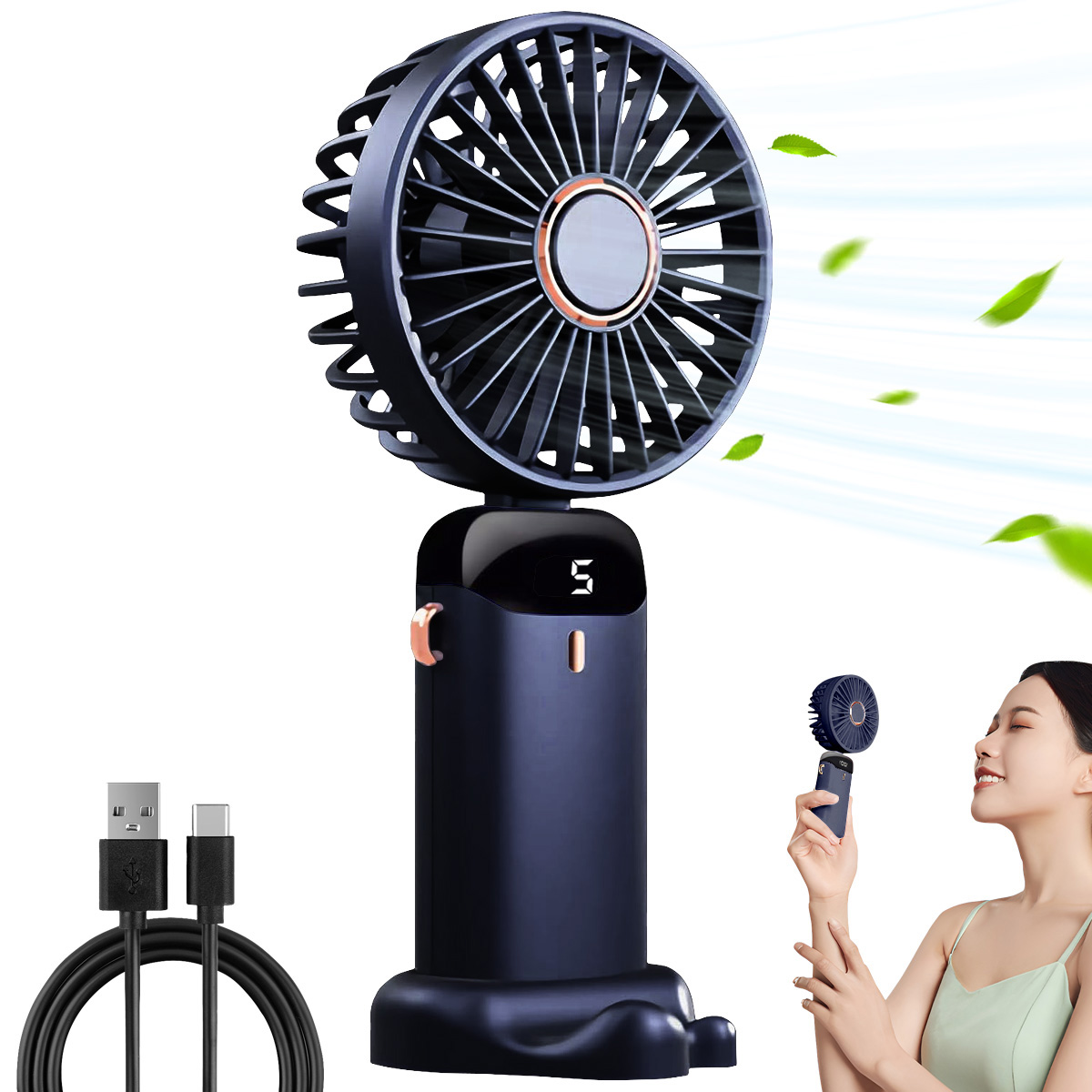 Portable USB Rechargeable Hand - огляд і ціна Phone Cooling Fan