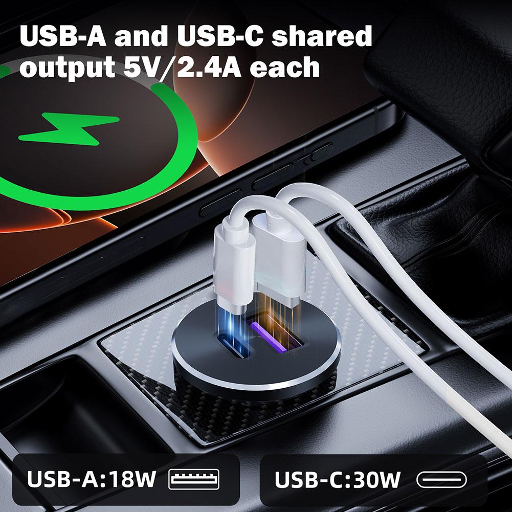 Mini Car Charger Dual Fast Cha - огляд і ціна Phone Accessories Charger
