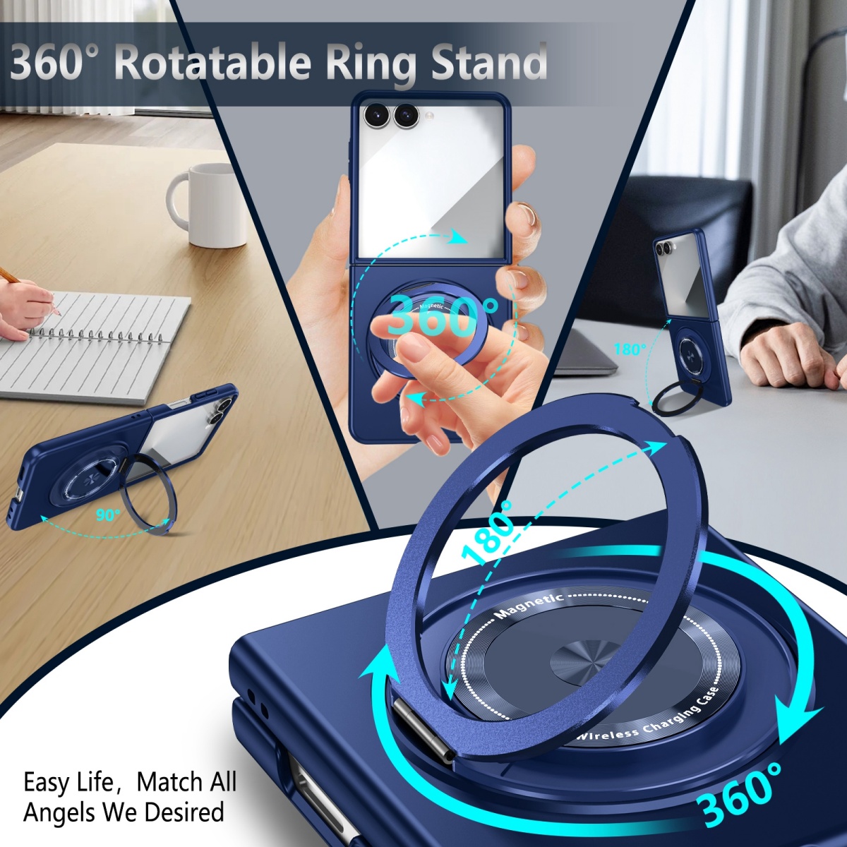 Magnetic Metal Rotate Ring Hol - огляд і ціна Phone Accessories Ring Holder