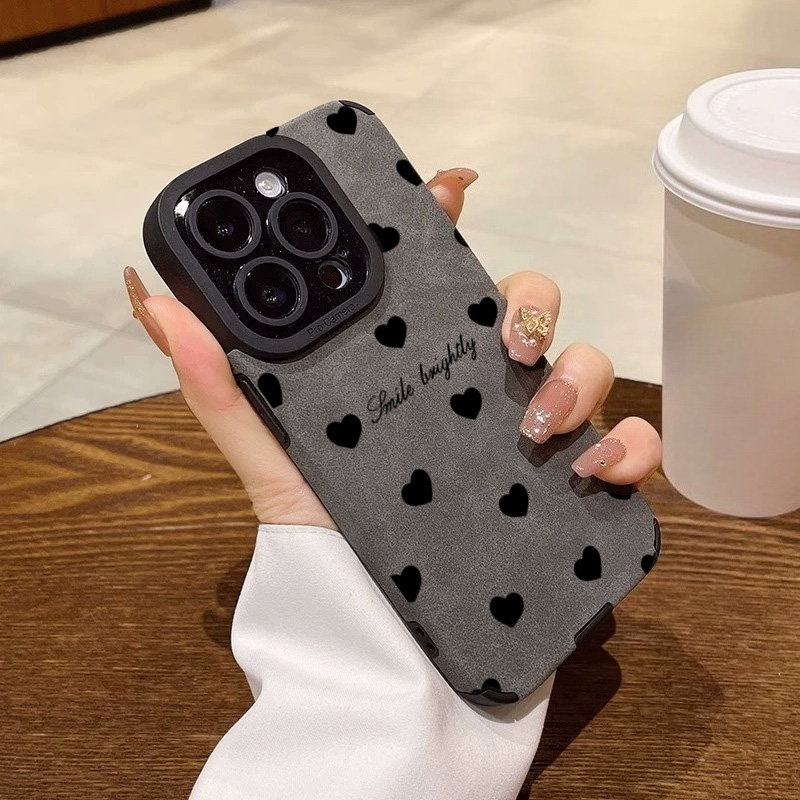 New Luxury Black Love Heart Ph - огляд і ціна Phone Accessories To Sell