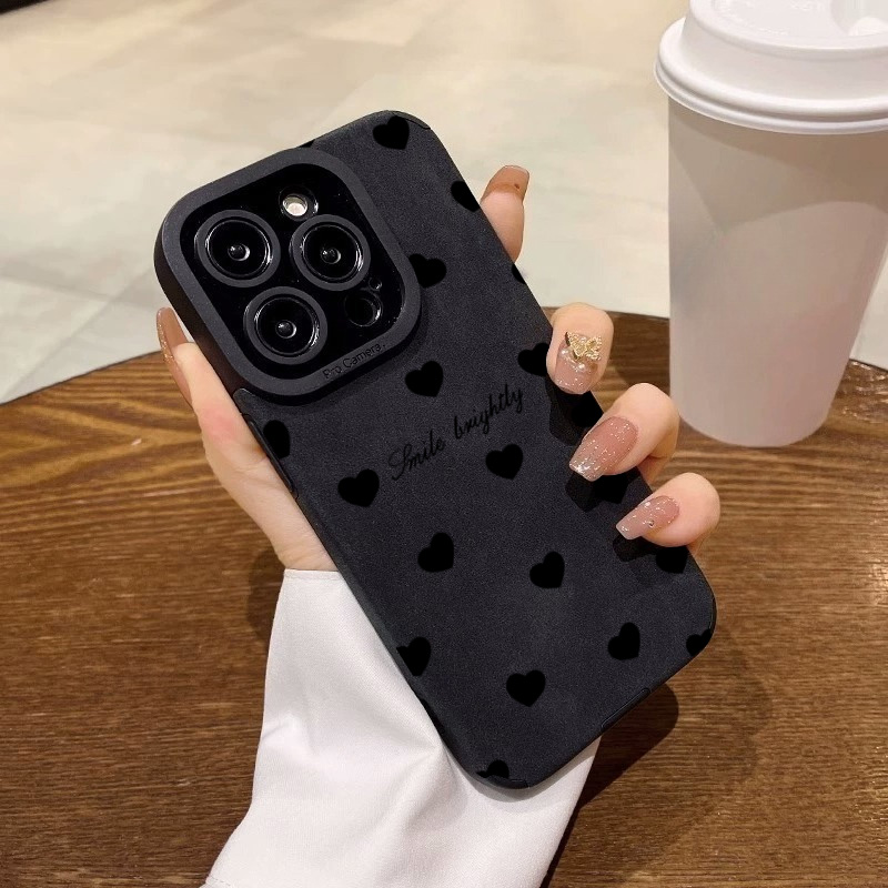 New Luxury Black Love Heart Ph - огляд і ціна Phone Accessories To Sell