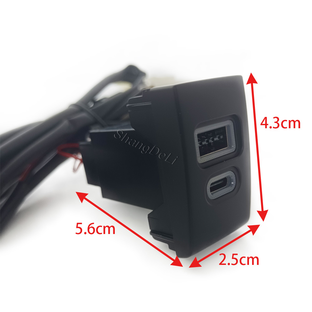 1PC Car Charger Socket QC3.0 D - огляд і ціна Phone Accessories Charger