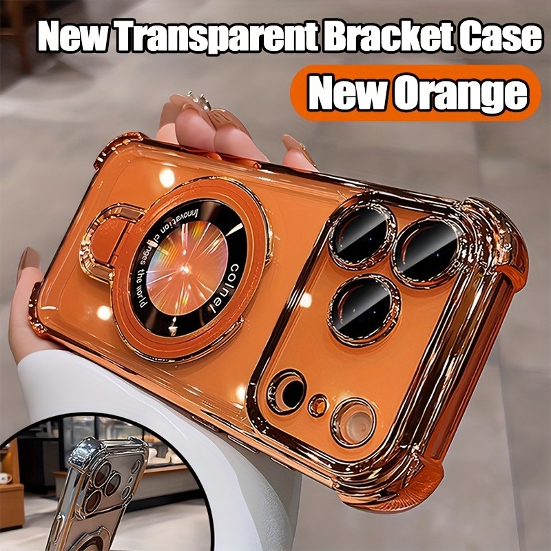 Luxury Plating Phone Case for  - огляд і ціна Phone Accessories Ring Holder