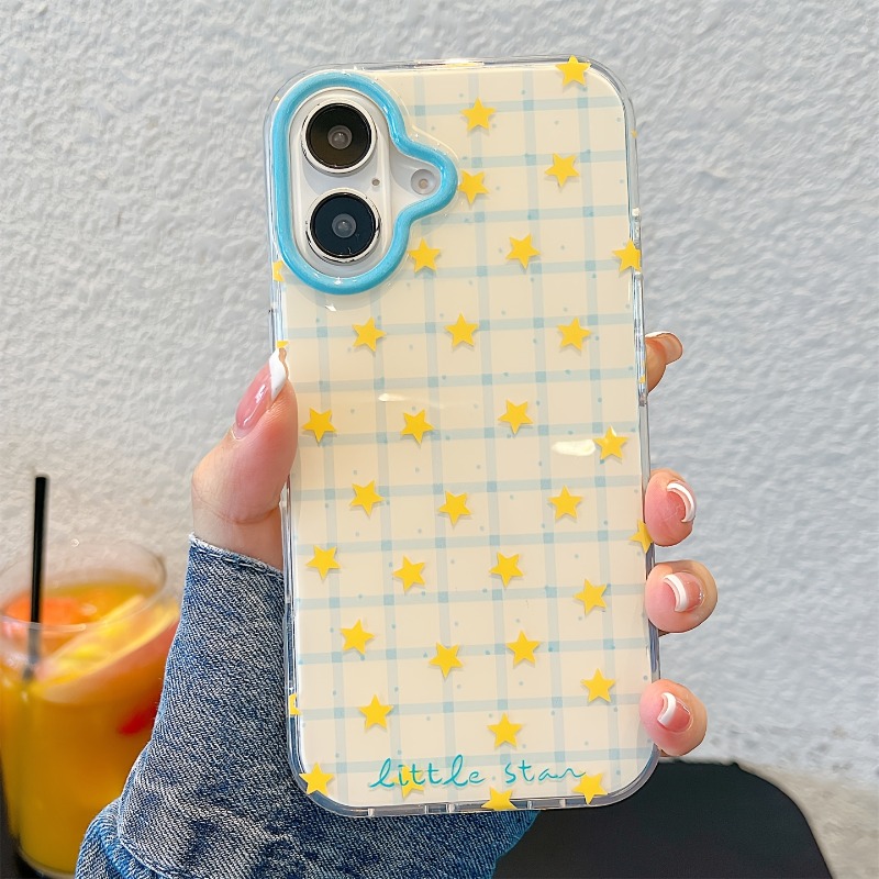 Yellow Star Checkered Pattern  - огляд і ціна Phone Accessories To Sell