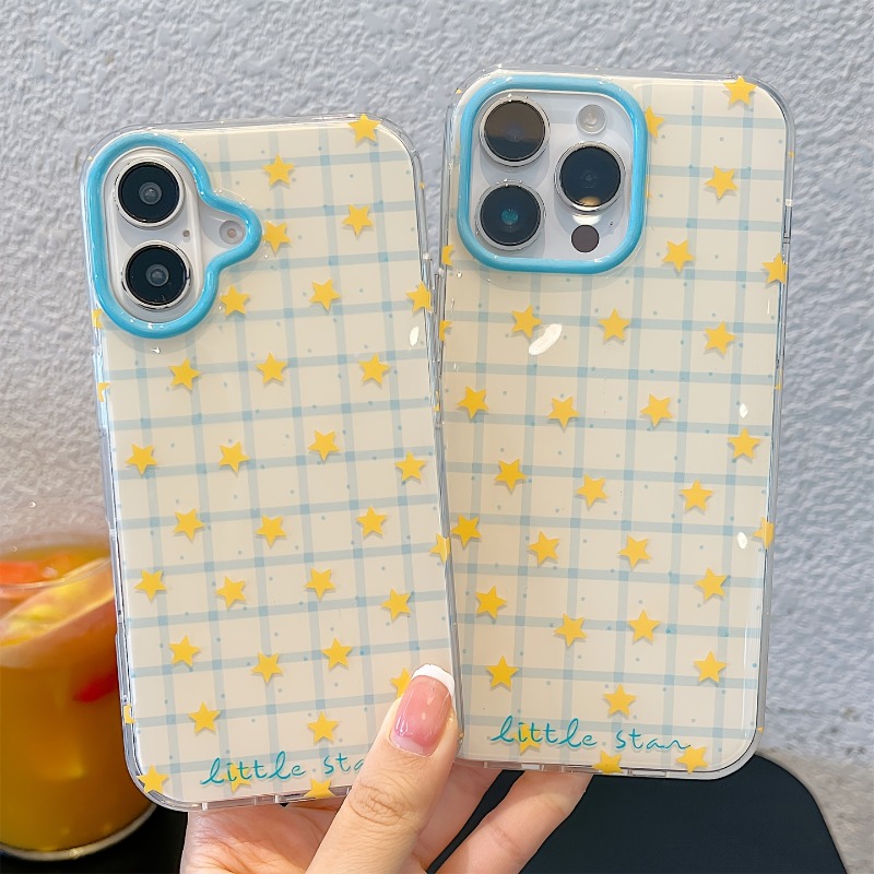 Yellow Star Checkered Pattern  - огляд і ціна Phone Accessories To Sell