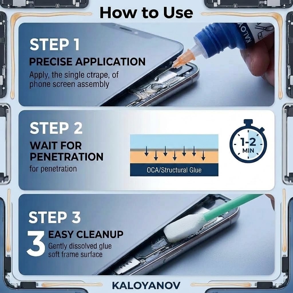 Mobile Phone Screen Glue Remov - огляд і ціна Phone Repair Kit