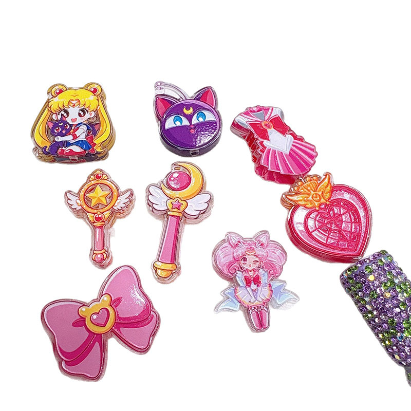 10/20pcs for Sailor Moon throu - огляд і ціна Phone Accessories Chain
