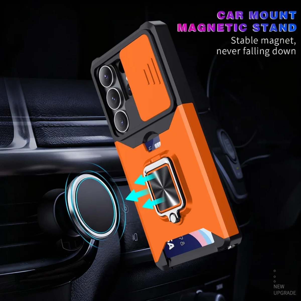 Card Slot Ring Holder Phone Ca - огляд і ціна Phone Accessories Ring Holder