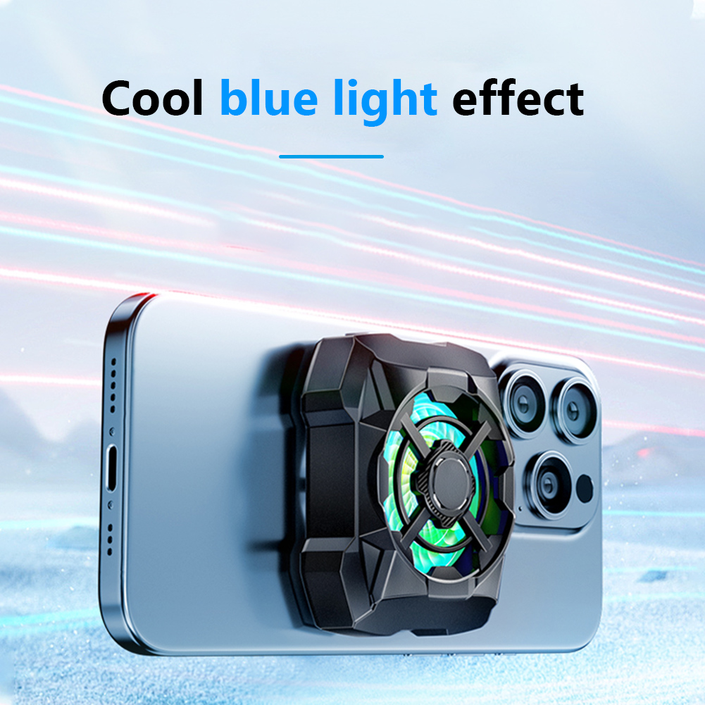 Phone Cooler with Blue Light 3 - огляд і ціна Phone Cooling Fan