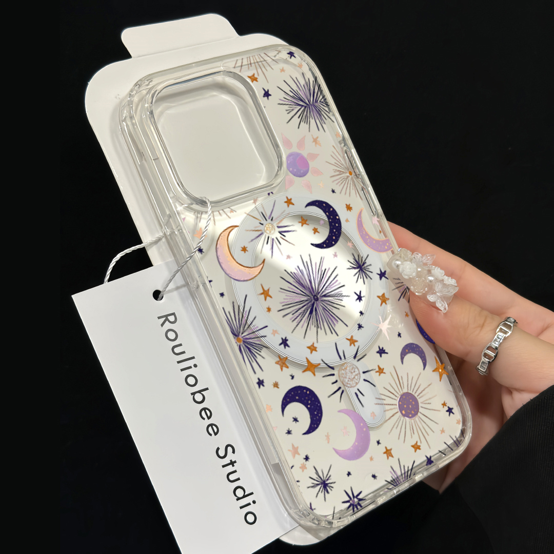 Romantic Sun Moon Stars Phone  - огляд і ціна Phone Accessories Magnetic