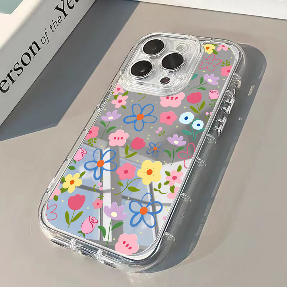 Korean Ins Style Floral Silver - огляд і ціна Phone Accessories To Sell