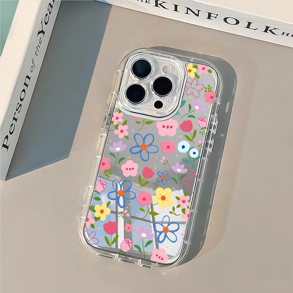 Korean Ins Style Floral Silver - огляд і ціна Phone Accessories To Sell