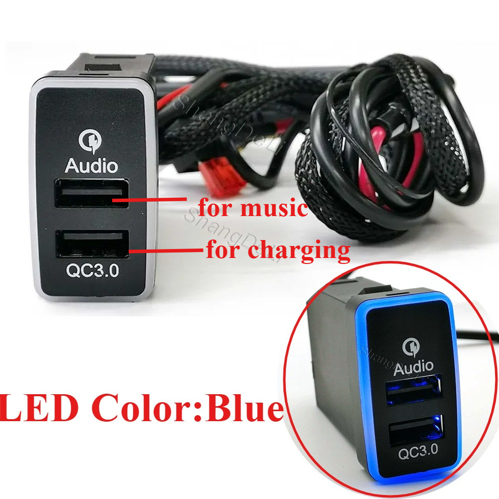 12V/24V Fit For Toyota FJ Crui - огляд і ціна Phone Accessories Charger